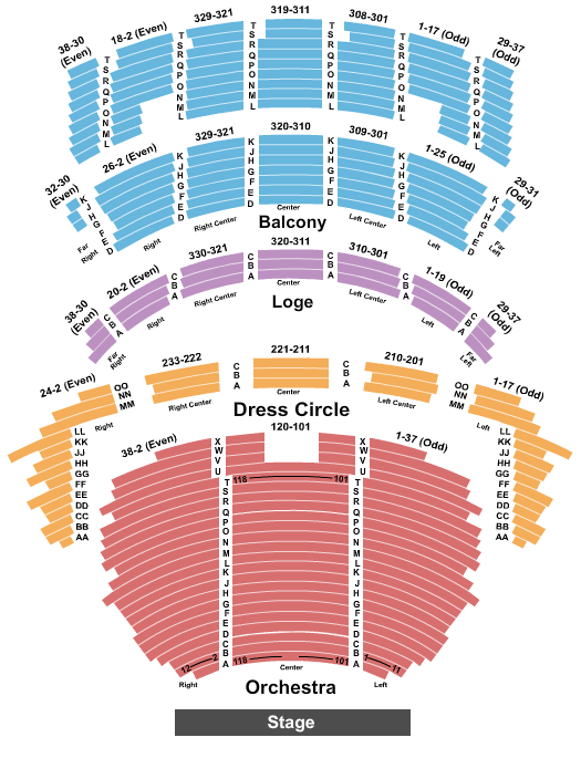 Cadillac Palace Beauty and the Beast Seating Chart